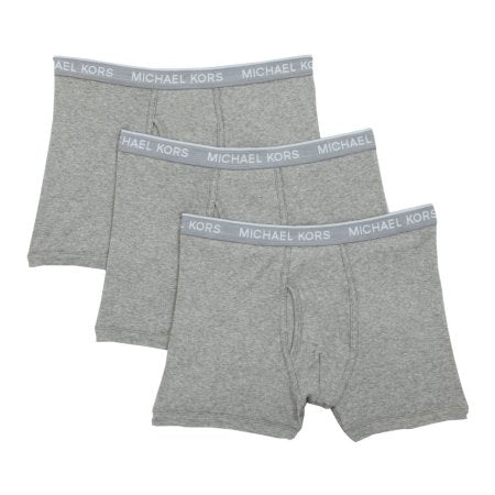 Michael Kors Soft Touch Cotton Modal Trunks 3 Pack Grey Heather