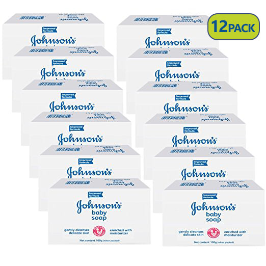 Johnson & Johnson Baby Soap Gentle 100g (Pack of 12)