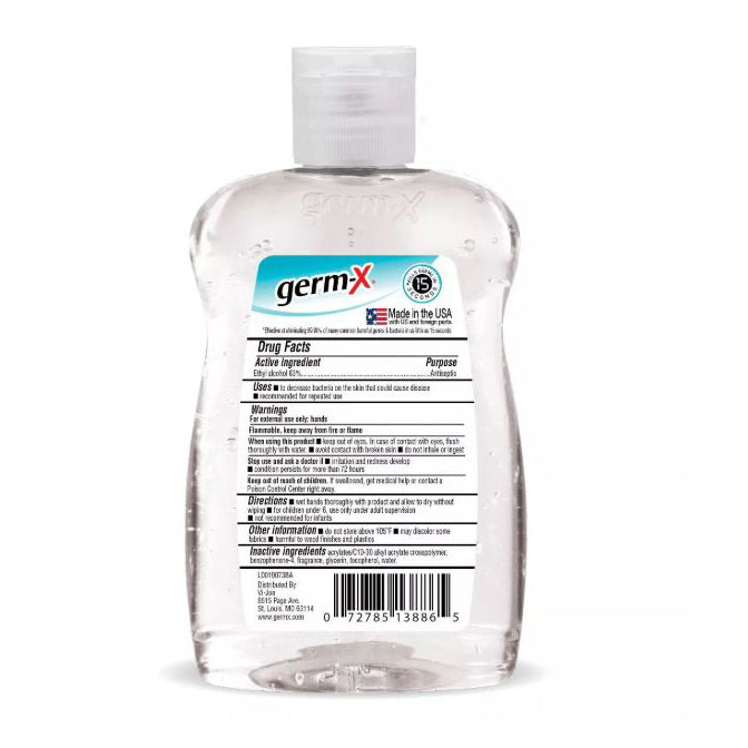Germ-X Hand Sanitizer with Flip Top Cap Original 8 oz