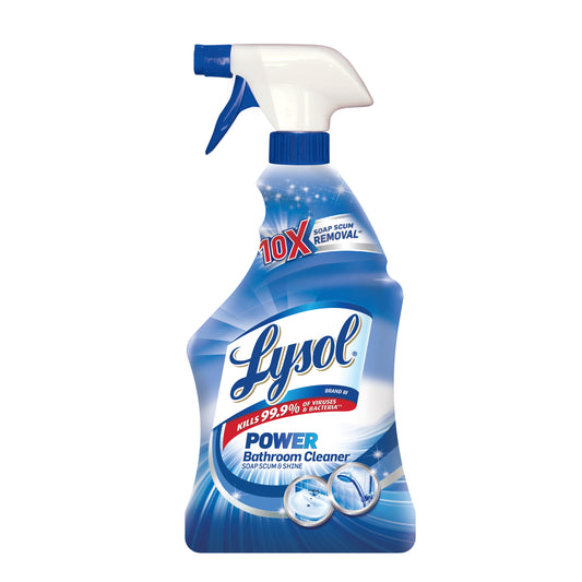 Lysol Power Bathroom Cleaner Spray, Island Breeze, 32 oz