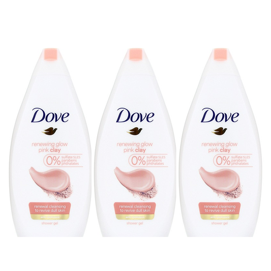 Dove Body Wash Renewing Glow Pink Clay  500 ml "3-PACK"