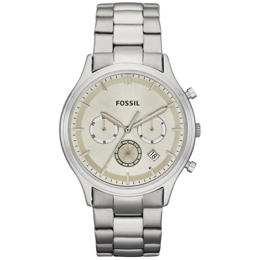 Fossil Ansel Beige Stainless Steel Watch (FS4669) Men