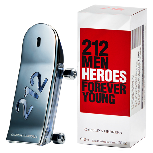Carolina Herrera 212 Heroes Forever Young EDT 1.7 oz 50 ml Men