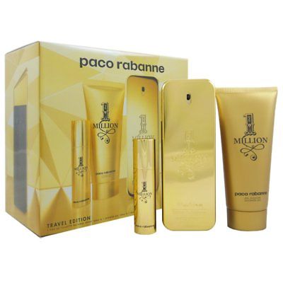 Paco Rabanne 1 Million Fragrance Gift Set 3pc Men
