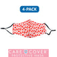 Care Cover Protective Cotton lining Face Mask "4-PACK"
