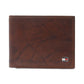 Tommy Hilfiger Men's RFID Traveler Bifold Leather Wallet (31TL240006) Tan