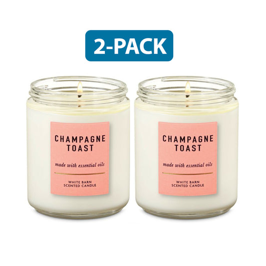 Bath & Body Works Champagne Toast Scented Candle "2-PACK"