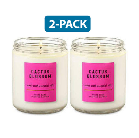 Bath & Body Works Cactus Blossom Scented Candle "2-PACK"