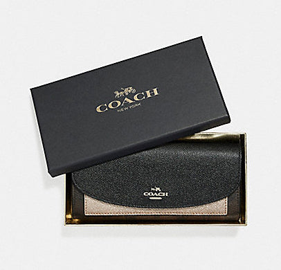 Metallic hot sale coach wallet