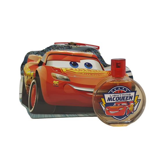 Disney Cars 3 Gift Set Eau De Toilette 3.4 oz 100 Ml Metallic Case