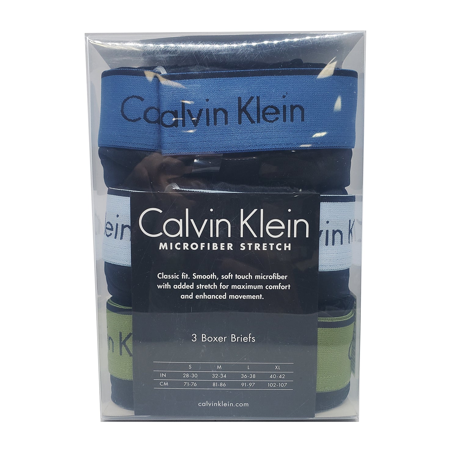 Calvin klein microfiber hot sale stretch boxer briefs