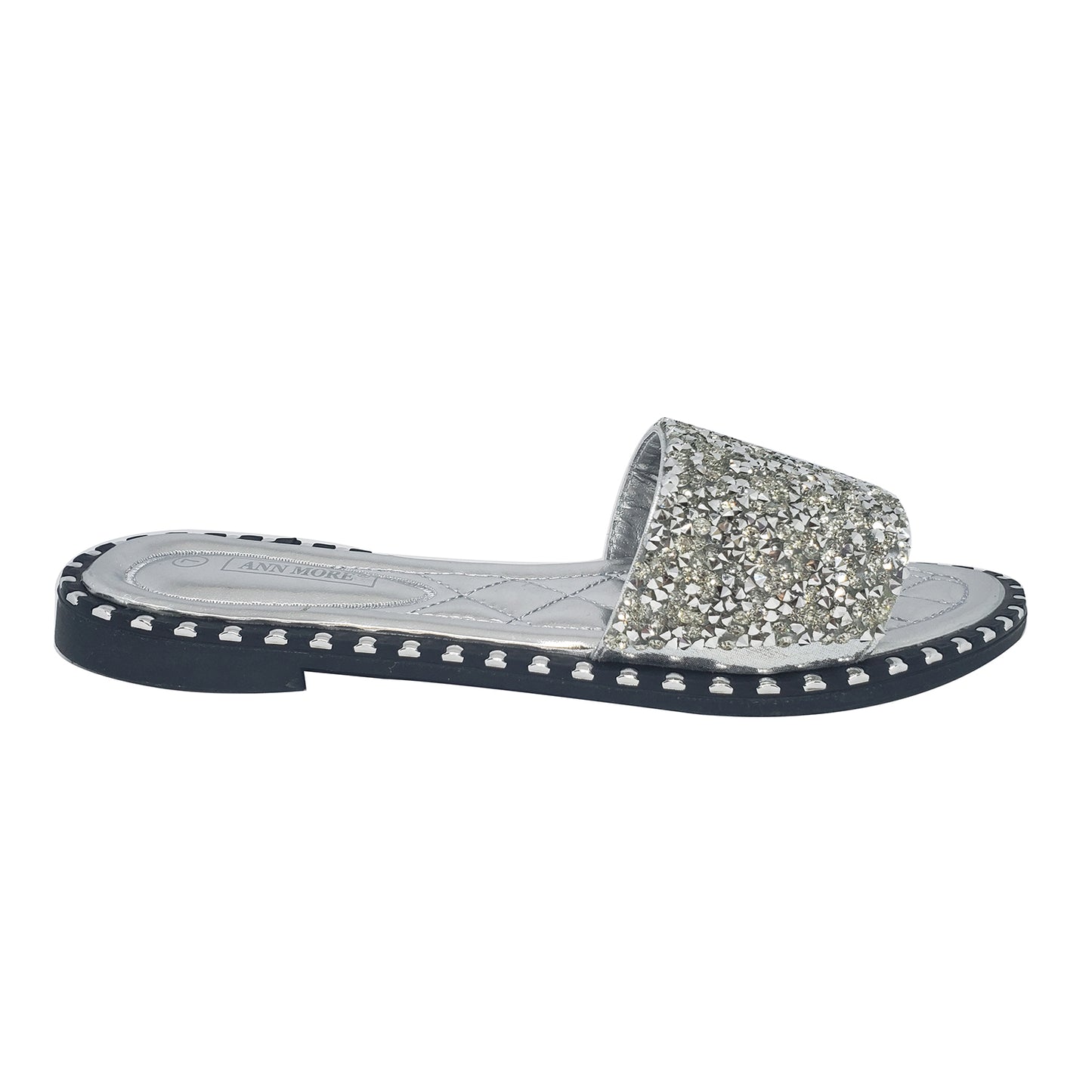Ann More Beirut Diamond Strap Flip Flop Sandals
