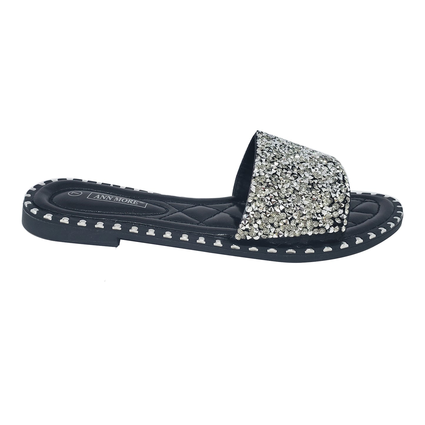 Ann More Beirut Diamond Strap Flip Flop Sandals