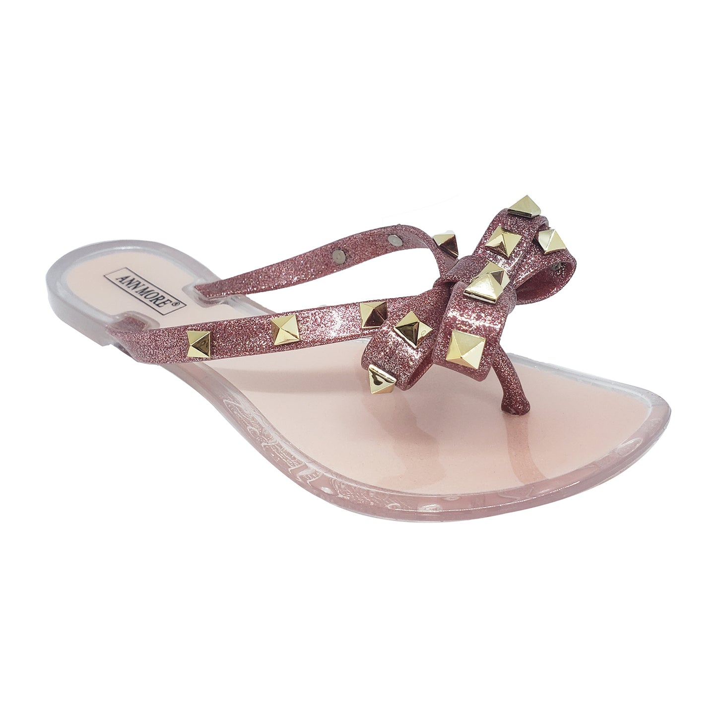 Ann More Genoa Jelly Sandals Glitter