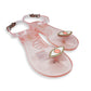 Ann More Long Beach Jelly Sandals Pink