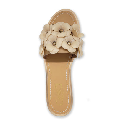 Ann More Creta Flowers Slider Sandals