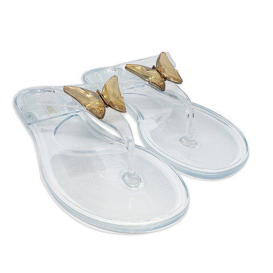 Ann More Silver Spring Clear Jelly Sandals