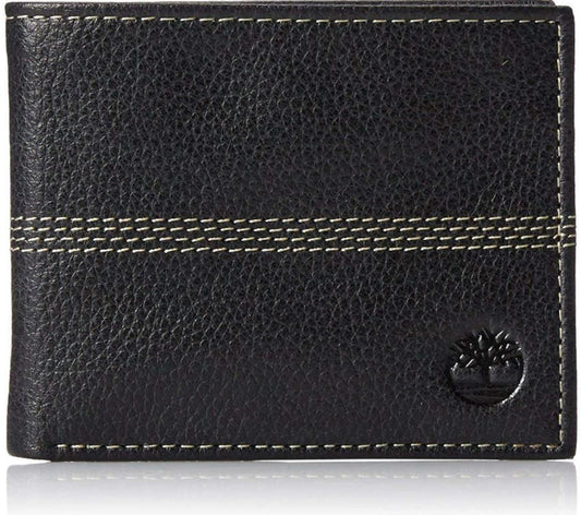 Timberland Black Bifold Wallet For Men