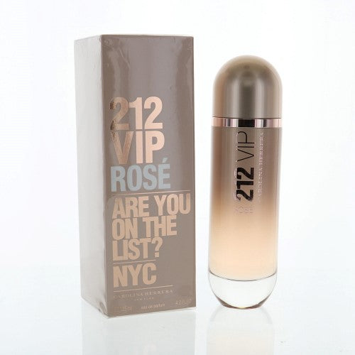 212 Vip Rose By Carolina Herrera Eau De Parfum 4.2 Oz 125 ml Spray HUGE SIZE!