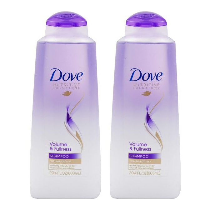 Dove Volume & Fullness Shampoo for limp, flat hair 20.4 oz "2-PACK"
