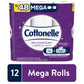 Cottonelle Ultra ComfortCare Soft Toilet Paper 12=48 Mega Rolls Bath Tissue
