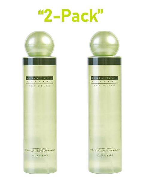 Perry Ellis Reserve Body Mist Spray For Women 8 oz "2-Pack"