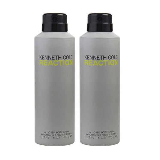 Kenneth Cole Reaction Body Spray 6 oz "2-PACK"