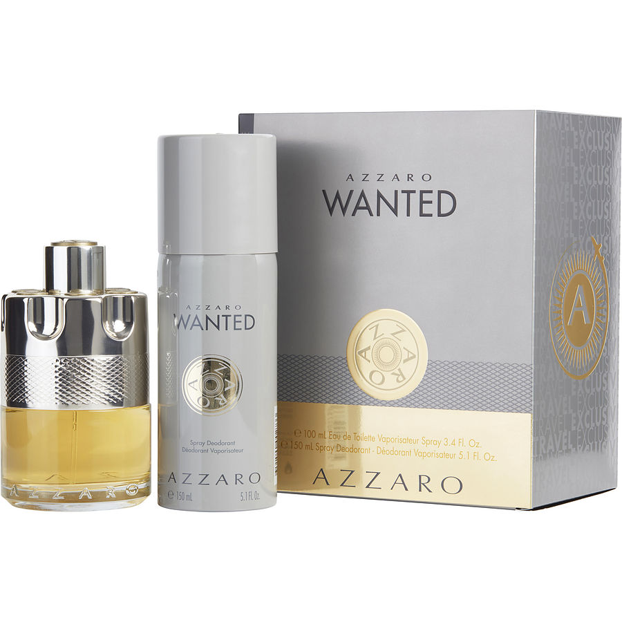 Azzaro Wanted 2 pc Gift Set EDT 3.4 oz Men