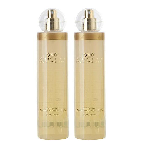 360 for Women 8.0 fl oz Body Mist  By Perry Ellis (Pack of 2)
