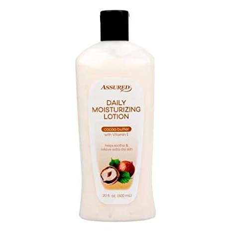 Assured Daily Moisturizing Lotion with Cocoa Butter 20 FL OZ (Pack of 2)