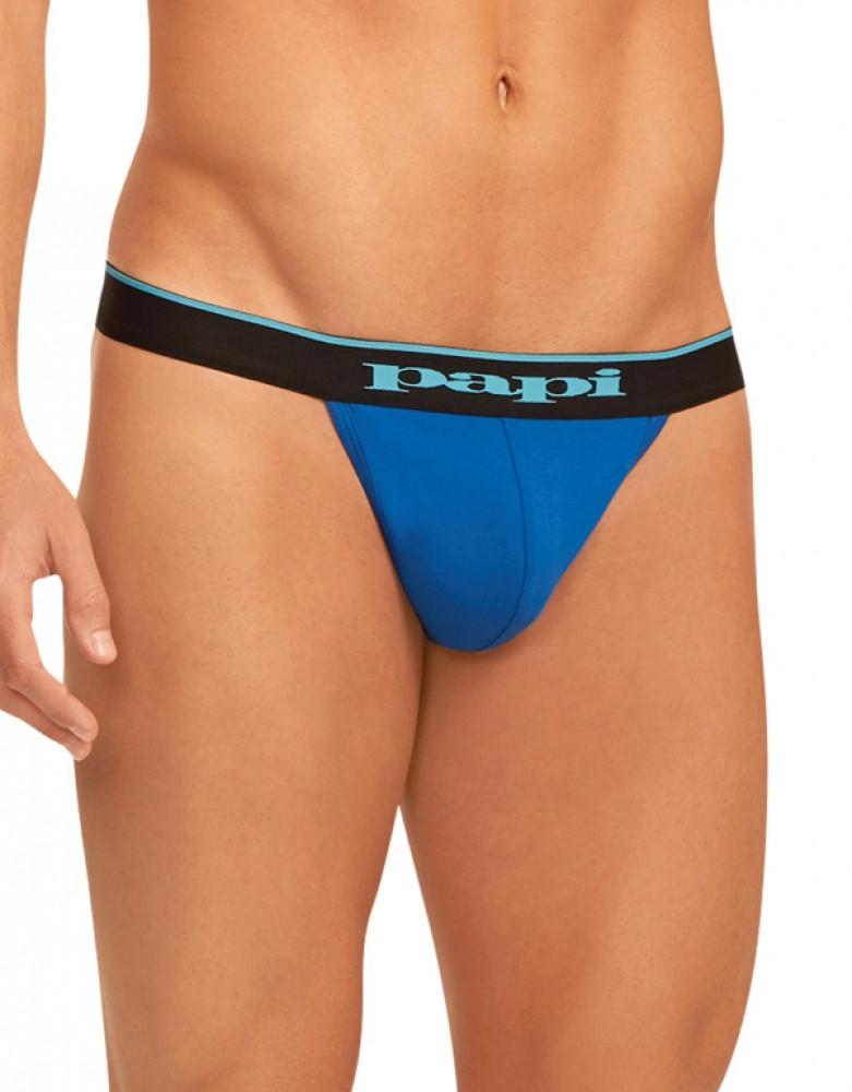 Papi Men's 3-Pack Cotton Stretch Thong, Red/Grey/Black, Large - Online Papi Men's 3-Pack Cotton Stretch Thong, Red/Grey/Black, Large - Online