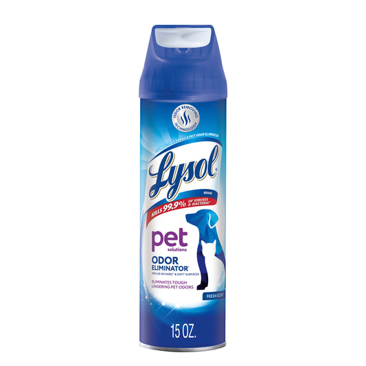 Lysol Pet Solutions Odor Eliminator Fresh Scent 15 oz