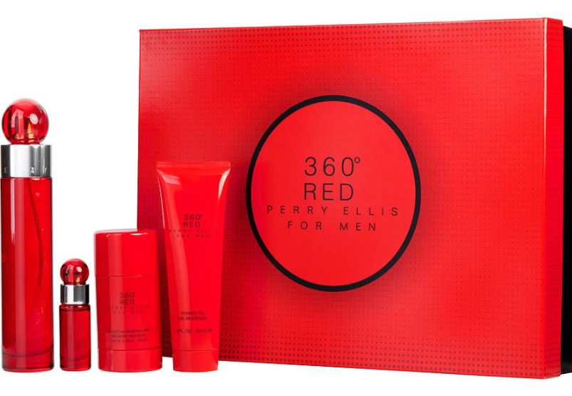 Perry Ellis 360 Red 4PC Gift Set EDT oz 100 ml Men – Rafaelos