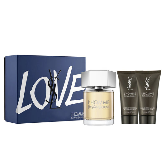 Yves Saint Laurent Love L'Homme 3pc Gift Set EDT 3.3 oz Men