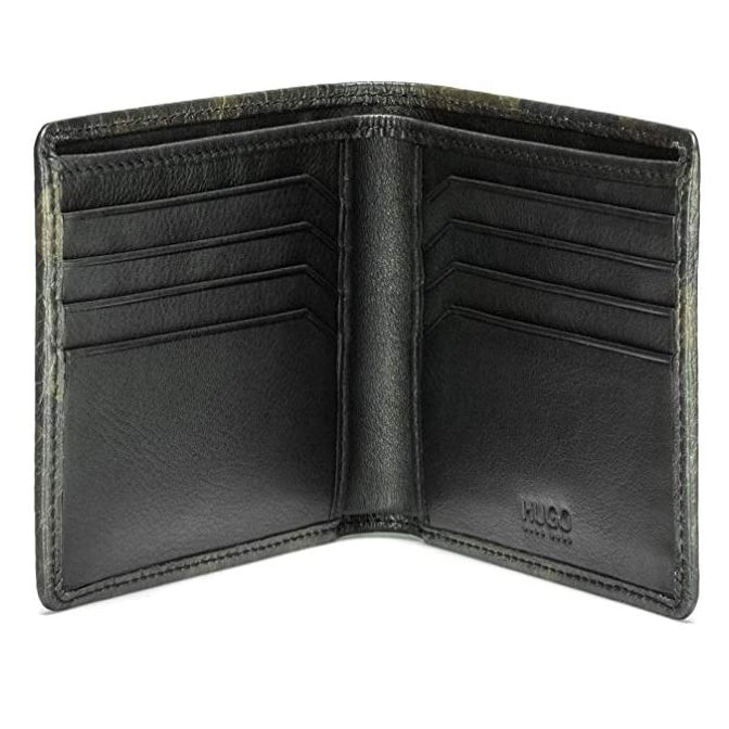 Hugo Boss Men's Victorian Billfold Wallet Leather Camo (10212159 963)