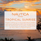 Nautica Soy Wax Blend 3 Wick Candle - Tropical Sunrise 14.5 Oz