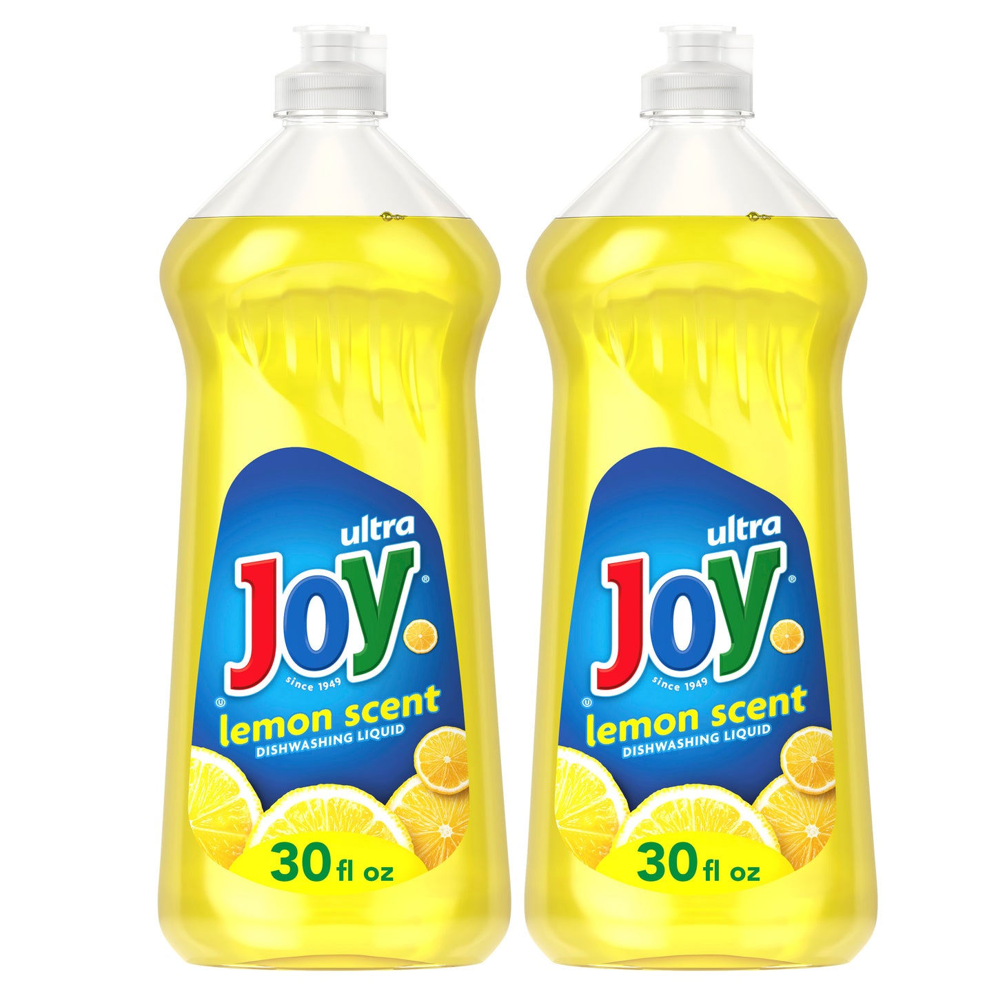 Joy Ultra Dishwashing Liquid Lemon Scent 30 oz "2-PACK"