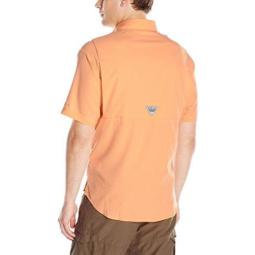 Columbia Sportswear Men's Tamiami II Short Sleeve Shirt, Peach, X-Small