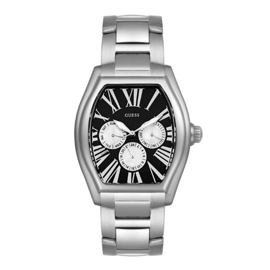 Guess Men's Black Dial Stainless Steel 12026G3