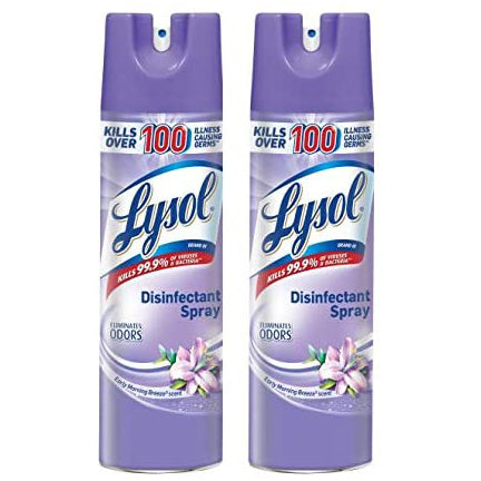 Lysol Sanitizing Spray Early Morning Breeze Scent "2-PACK"