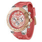 BTECH Unisex Bt-Re-613-12 Ocean Analog/Multifunction Watch, Coral Red
