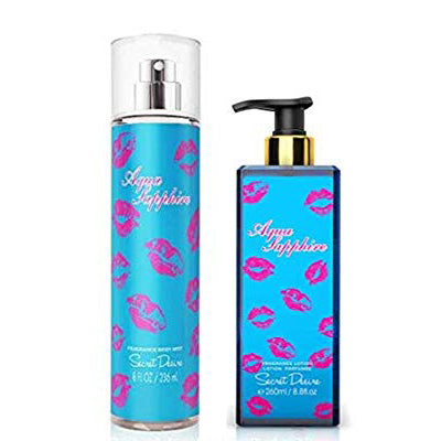 Secret Desire Aqua Sapphire Gift Set 2PC Body Mist + Body Lotion