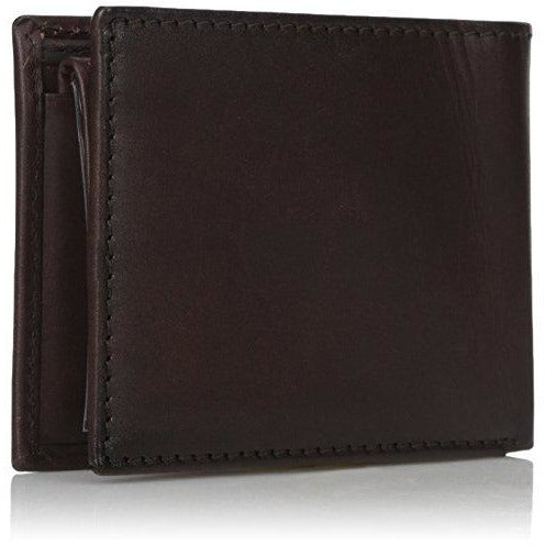 Tommy hilfiger best sale brown leather wallet