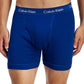 Calvin Klein Men's Holiday Cotton Boxer Brief 4-Pack, Particle Blue Multi (NB1175-923)