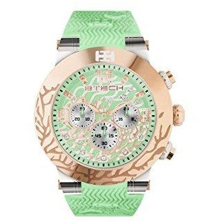 BTECH Unisex Ocean Analog/Multifunction Silicone Strap Band Wrist Watch BT-RE-613-01