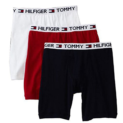 Tommy Hilfiger 3-Pack Boxer Brief, White/Red/Navy (09T1912608)