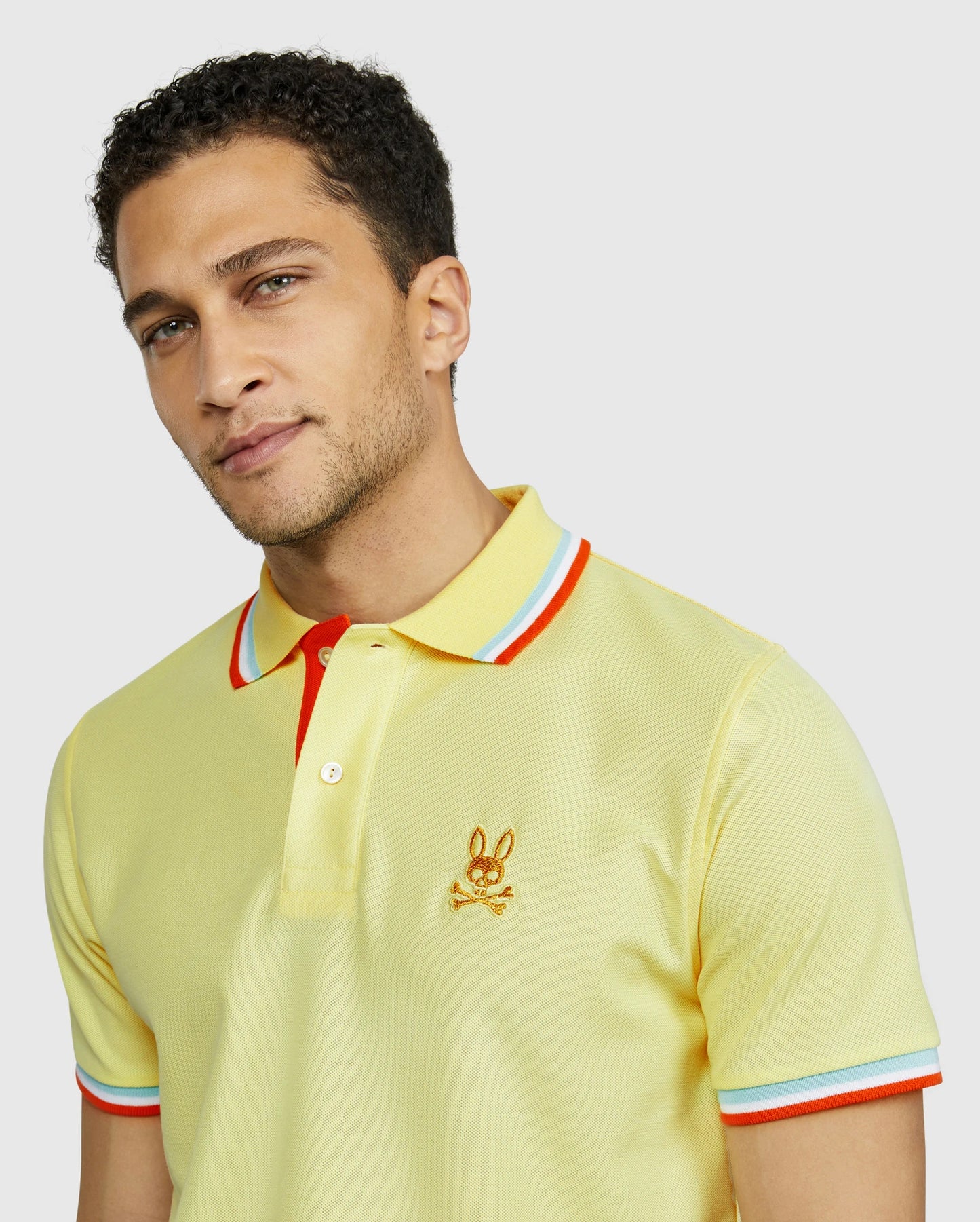 Psycho Bunny Men's St Barts Polo Lemon Ice