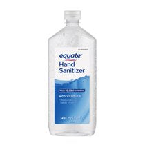Hand Sanitizer Equate Moisturizing with Vitamin E, 34 oz 1.005 L - May Ship with a Flip Top Cap