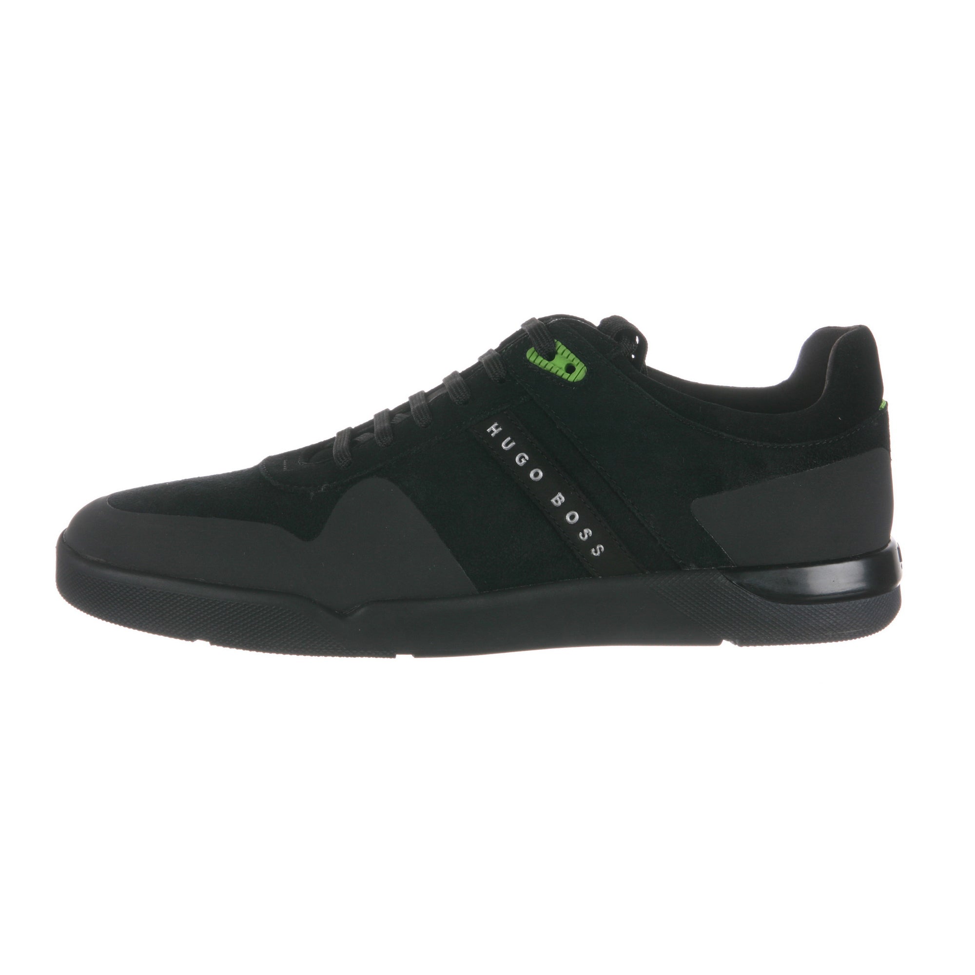 Leather low trainers Hugo Boss Black size 43 EU in Leather - 39198960