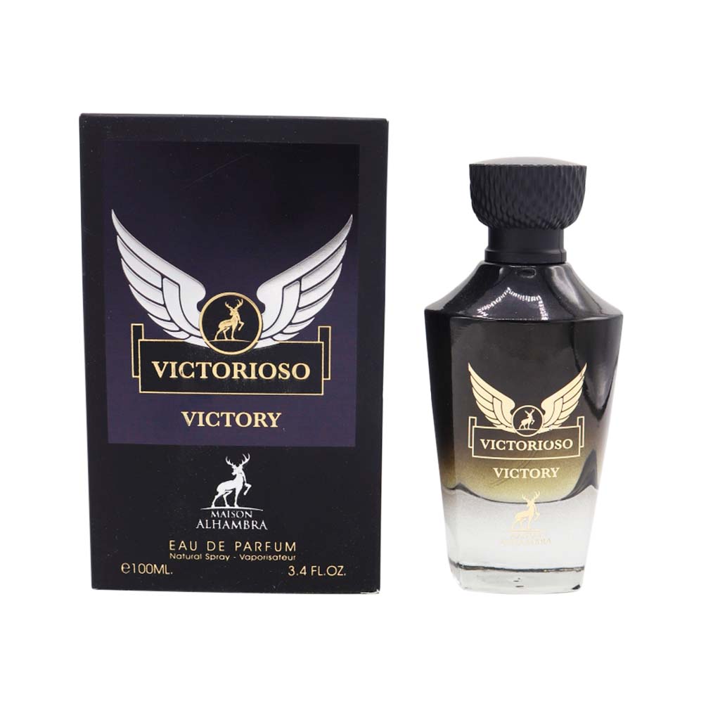 Alhambra Victorioso Nero Eau de Parfum for Men 3.4 oz 100 ml